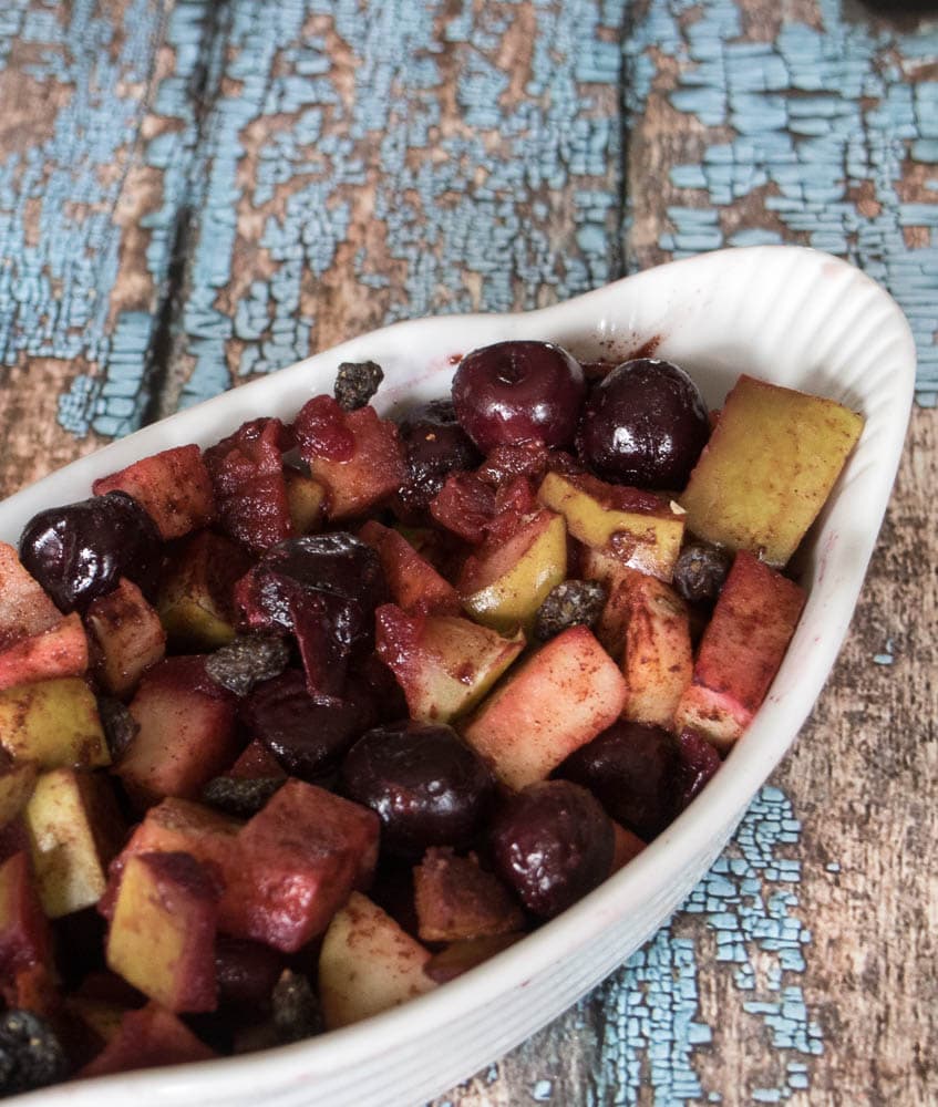 Apple Cherry Breakfast Bake Recipe #recipe