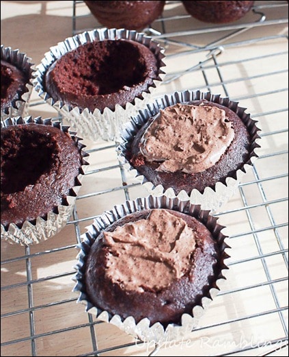 Cupcakes with Mousse Filling