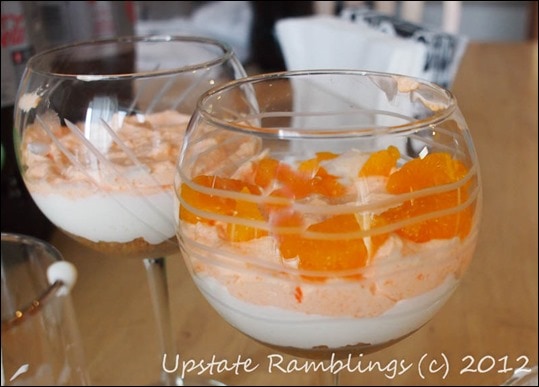 Making Orange Cream Cheesecake