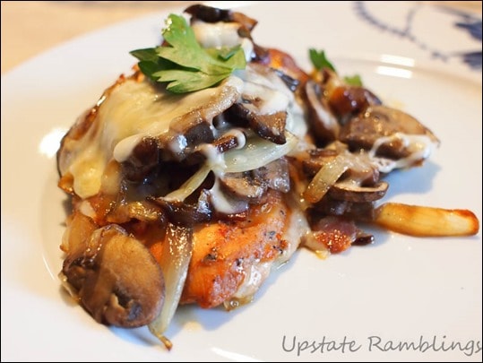 Tyson Steakhouse Chicken with Mushrooms, Onions and Cheese