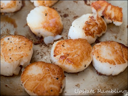 Browning the Scallops #shop #STAROliveOil