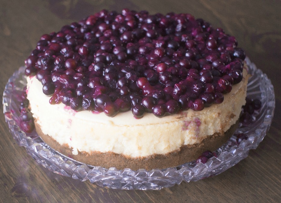 Blueberry Cheesecake Recipe | Easy Desserts | Simple Cheesecake with Berries | New York Cheesecake | Holiday Desserts | Thanksgiving Dessert Recipes