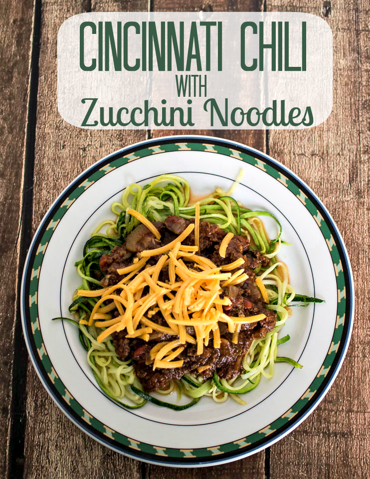 Cincinnati Chili with Zucchini Noodles