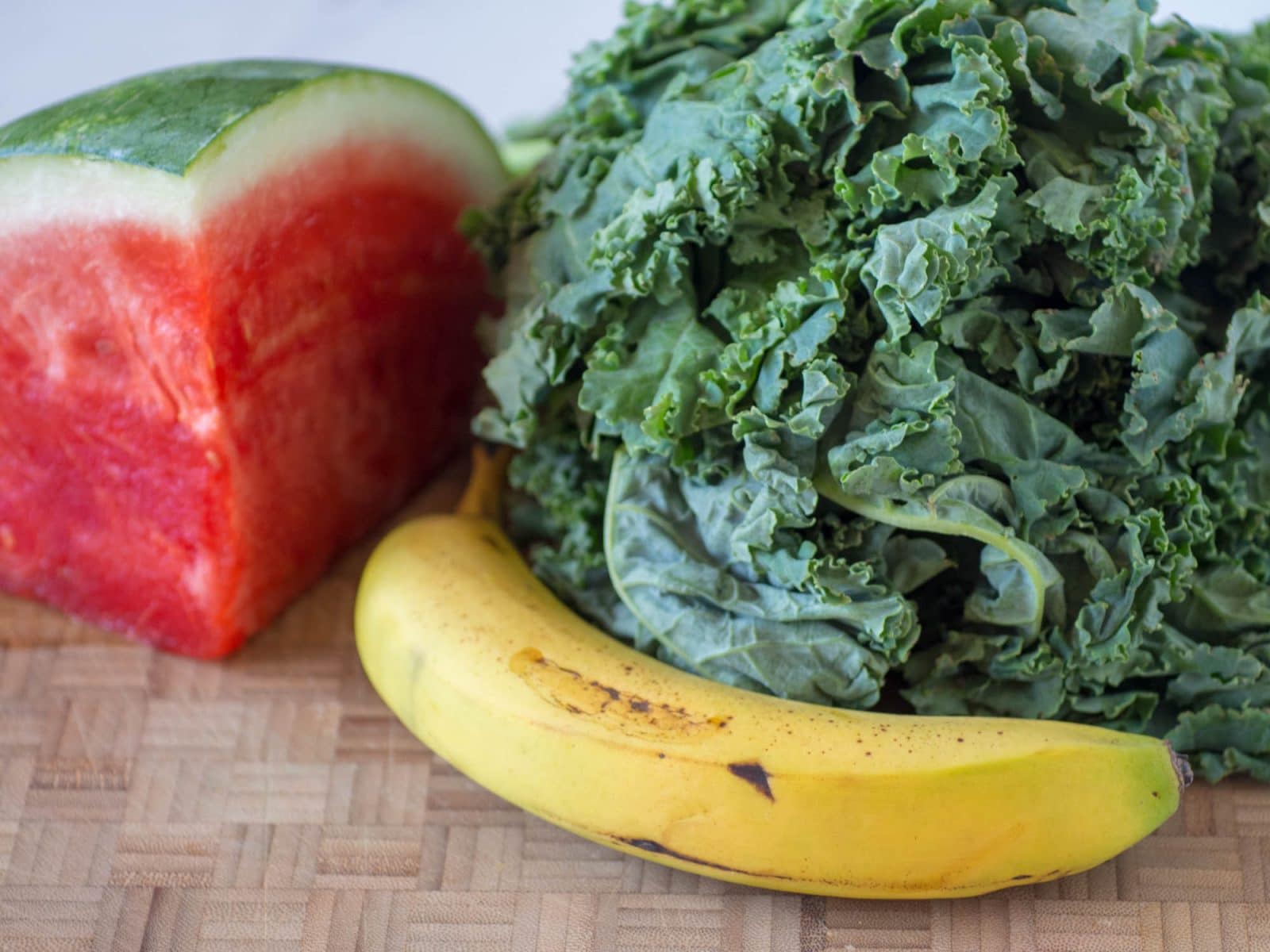 Ingredients for Kale Watermelon Smoothie