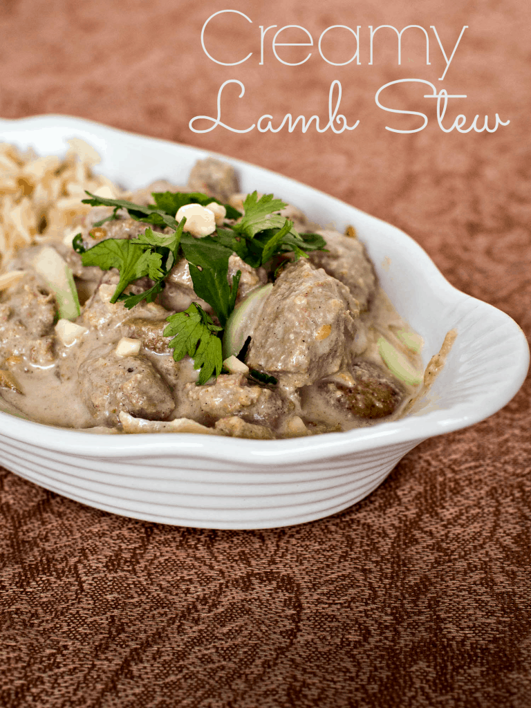 Creamy Lamb Stew with Potatoes and Yogurt