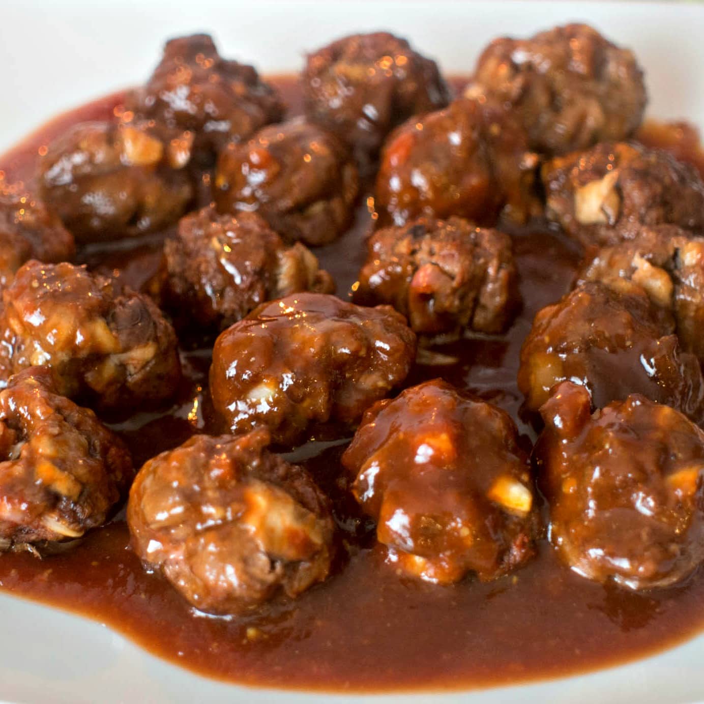 Sweet and Sour Meatballs - An Asian Themed Appetizer - easy to make meatballs using ground beef and mushrooms in a sweet and sour sauce - perfect for a party or just for a family dinner.