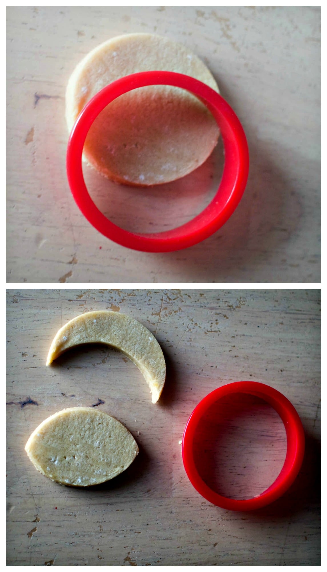 Make football shaped cookies without a special cookie cutter - quick & easy