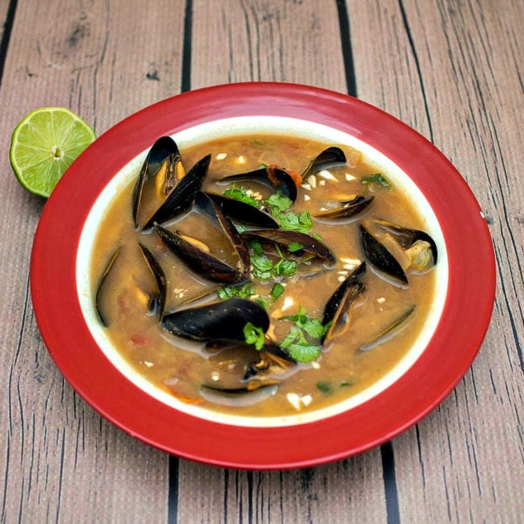 Vatapa with Mussels - a Brazlian Inspired seafood stew with mussels