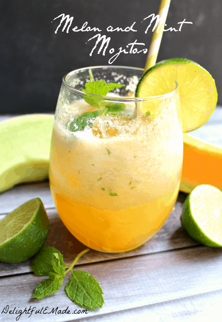 Melon and Mint Mojito by Delightfully Made