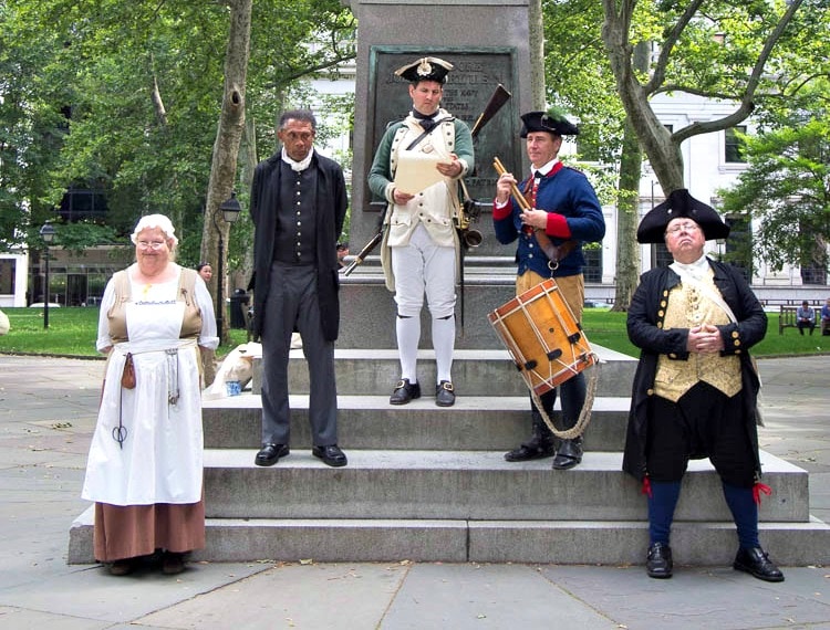 Declaration of Independence Reading in Historic Philadelphia