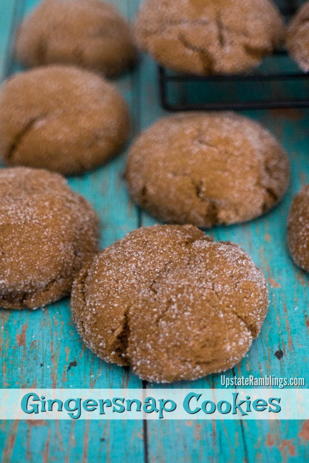 Gingersnap Cookies for Christmas