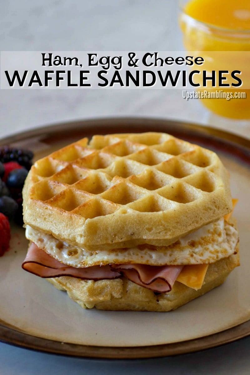 Quick and Easy Waffle Breakfast Sandwich