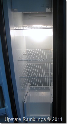 clean and empty freezer