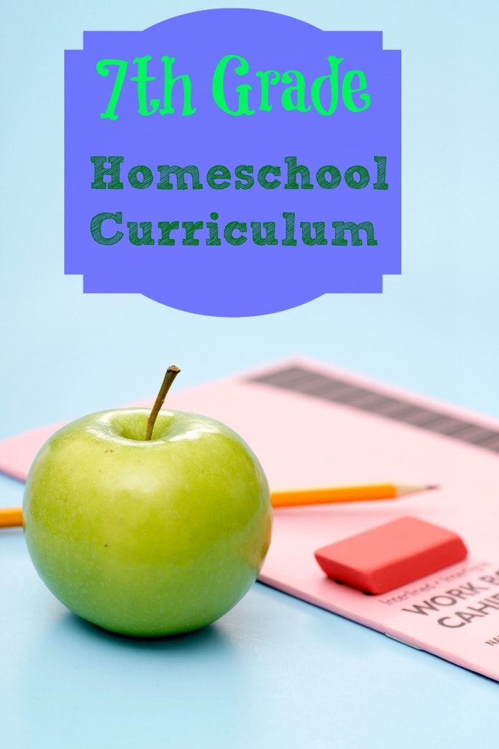 7th Grade Homeschool Curriculum Plans