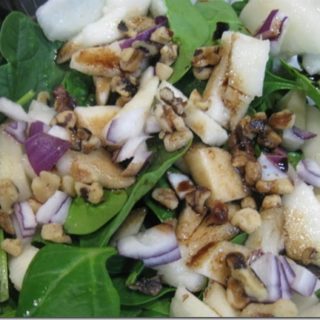 Spinach Pear Salad Recipe