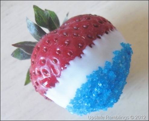 Red White and Blue Strawberry