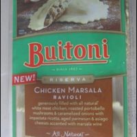 Buitoni Chicken Marsala Ravioli in Pesto Spinach Cream Sauce Recipe