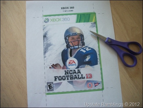 making the custom cover for NCAA13