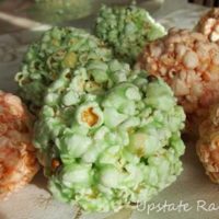 Red and Green Popcorn Ball Recipe