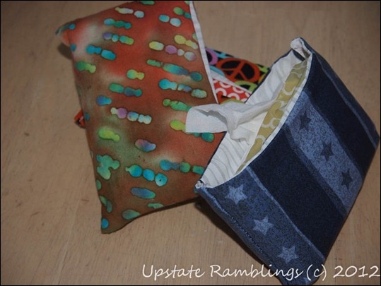 Fabric Pocket Packs for Kleenex