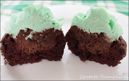 St patrick's day cupcakes.