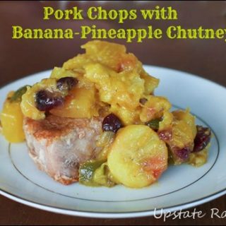 Pork Chops with Banana-Pineapple Chutney Recipe