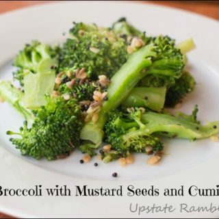 Broccoli with Mustard Seeds and Cumin Recipe