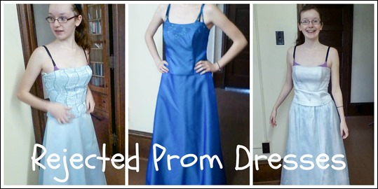 rejected prom dresses