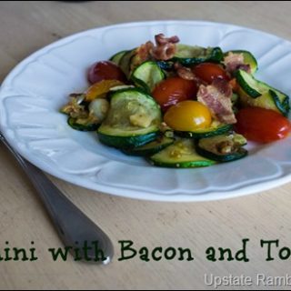 Zucchini with Bacon and Tomatoes Recipe
