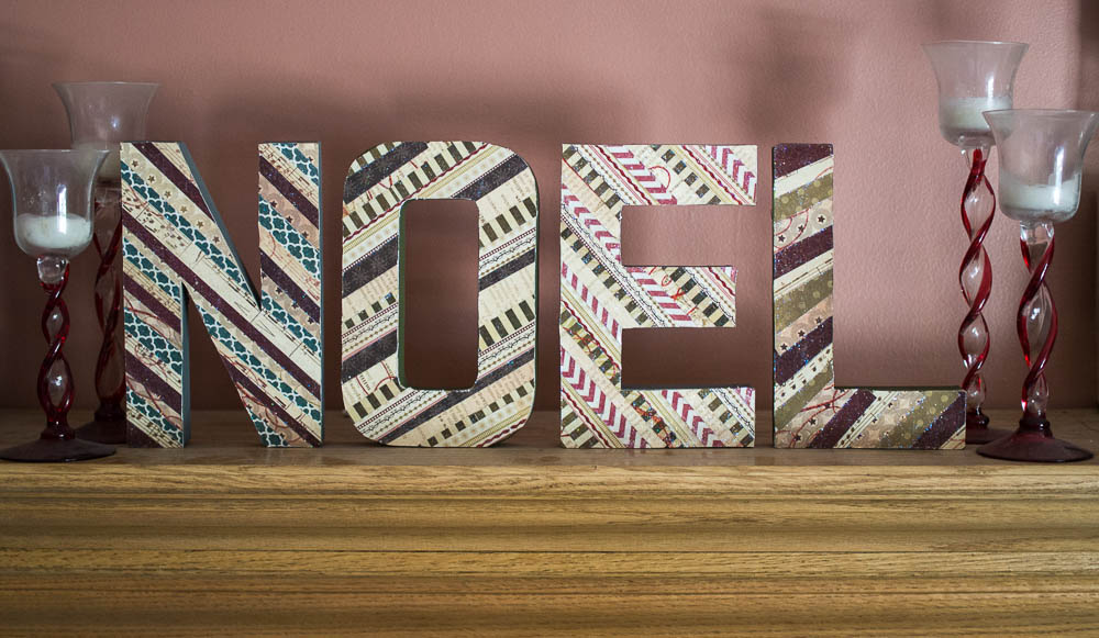 Decorated Letters - Christmas in July