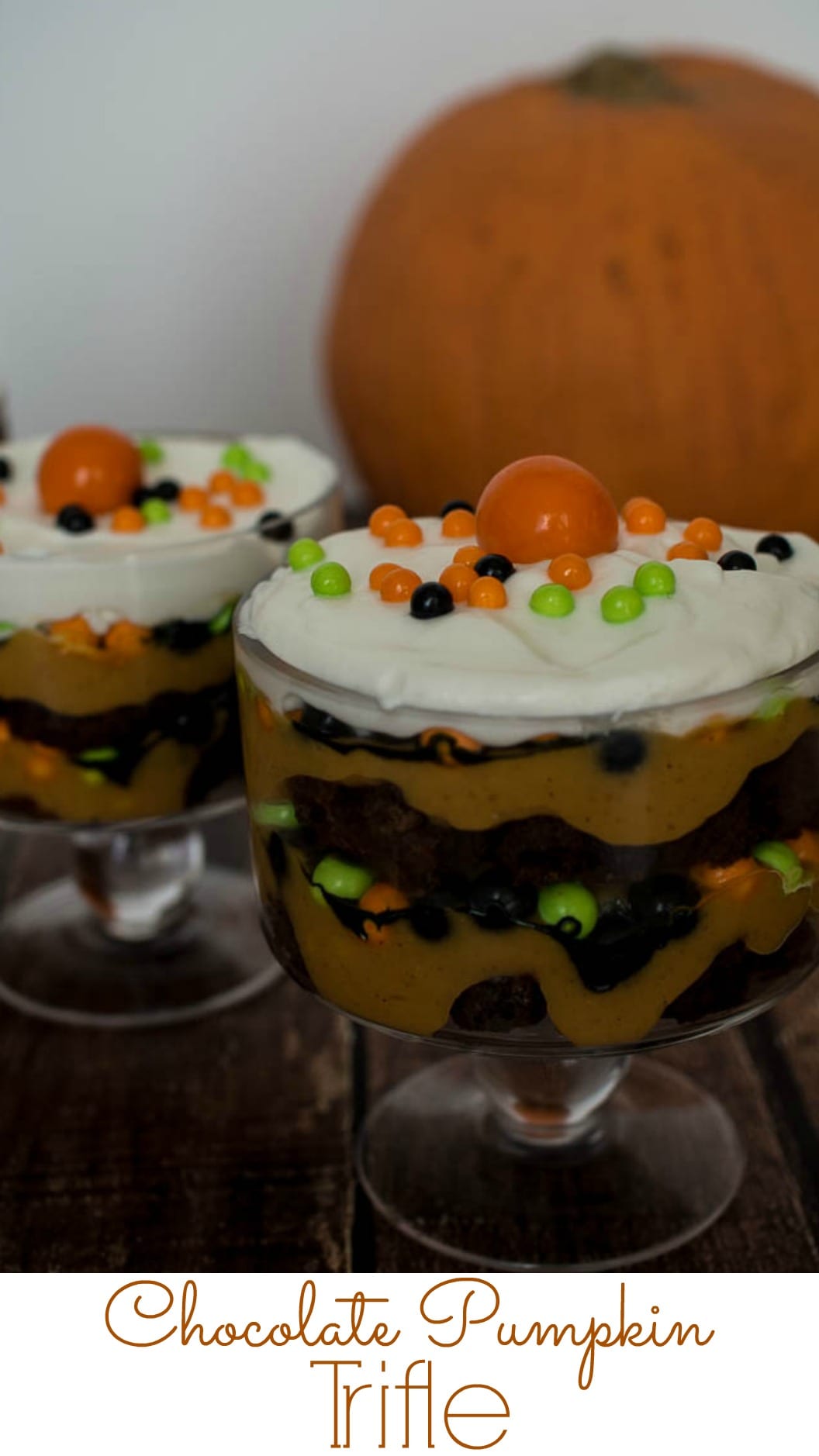 Chocolate pumpkin trifle recipe.