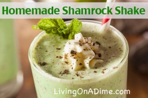 Homemade Shamrock Shake