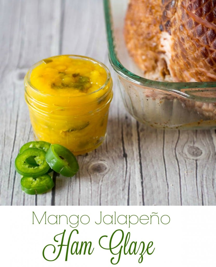 Mango jalapeno flavored ham glaze.