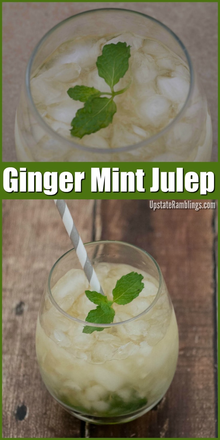Ginger mint julep recipe.