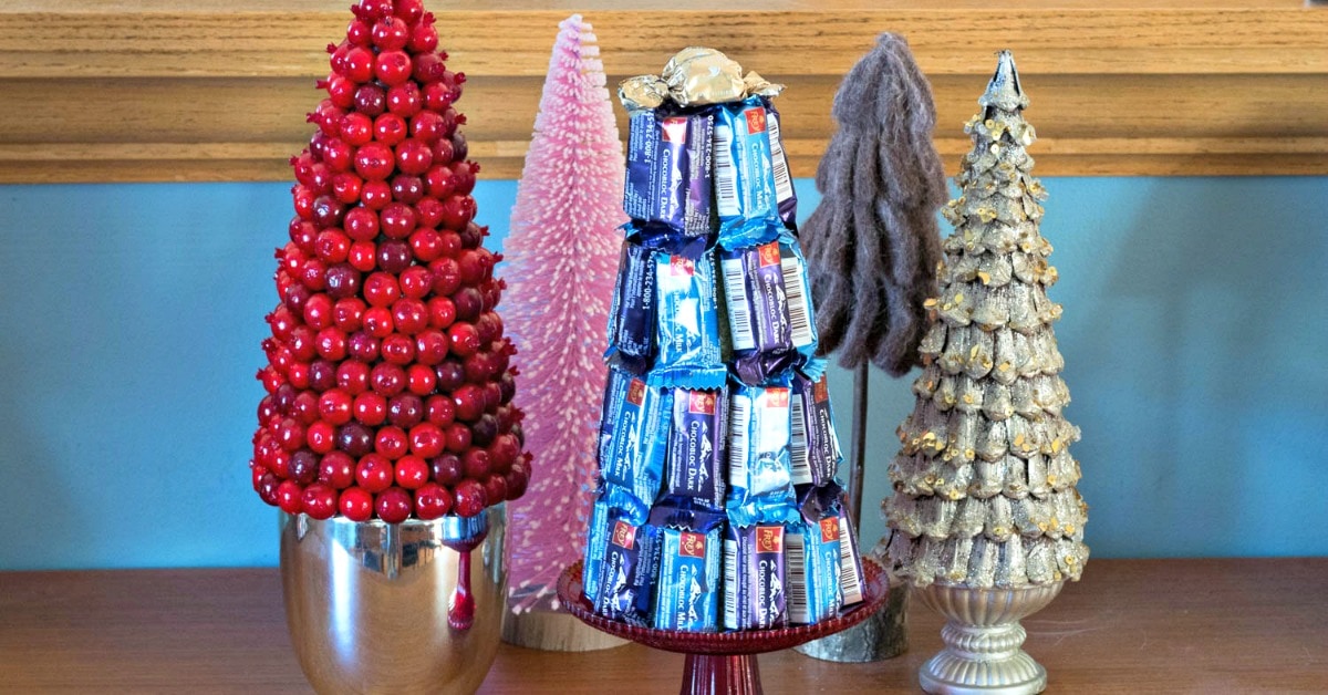 DIY Candy Bar Christmas Tree with Giveaway - Upstate Ramblings