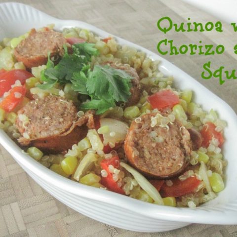 Quinoa with Chorizo and Chayote Squash Recipe