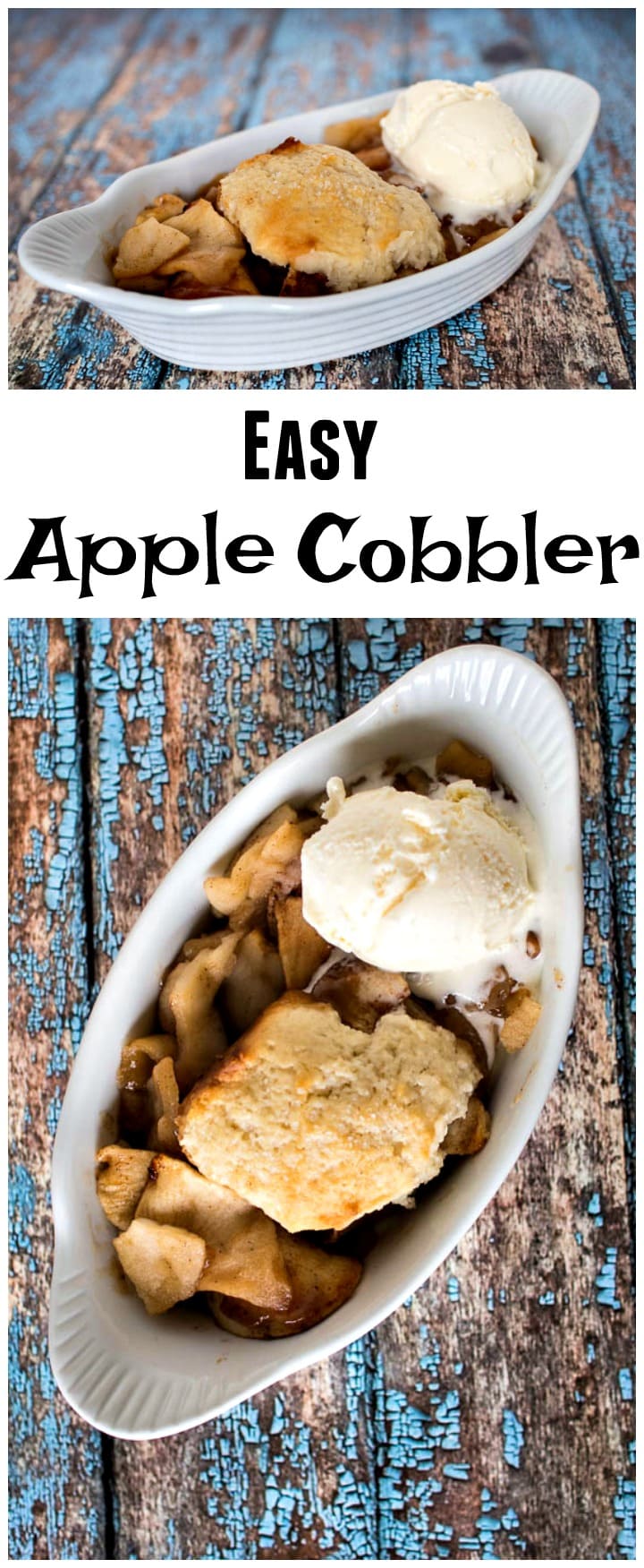 Easy Apple Cobbler Recipe | Apple Cobbler from Scratch | Homemade Apple Cobbler | Southern Apple Cobbler