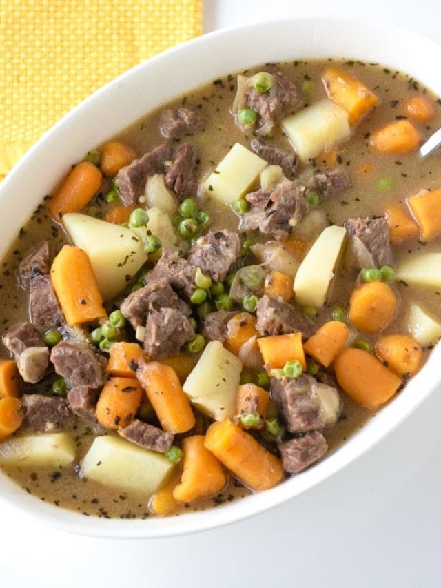 Crockpot Beef Stew Recipe | One Pot Dinner