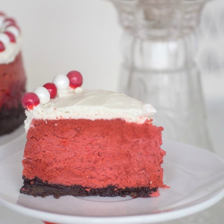 Instant Pot Red Velvet Cheesecake