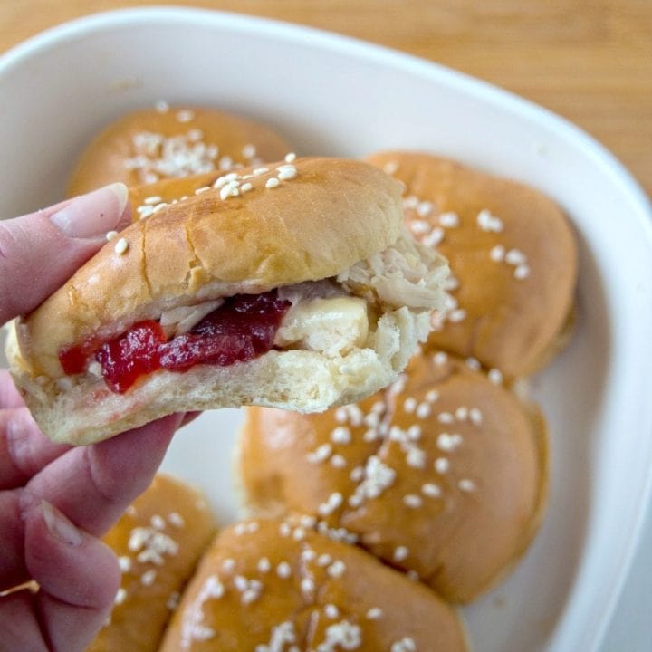 Turkey Sliders with Cranberry Sauce