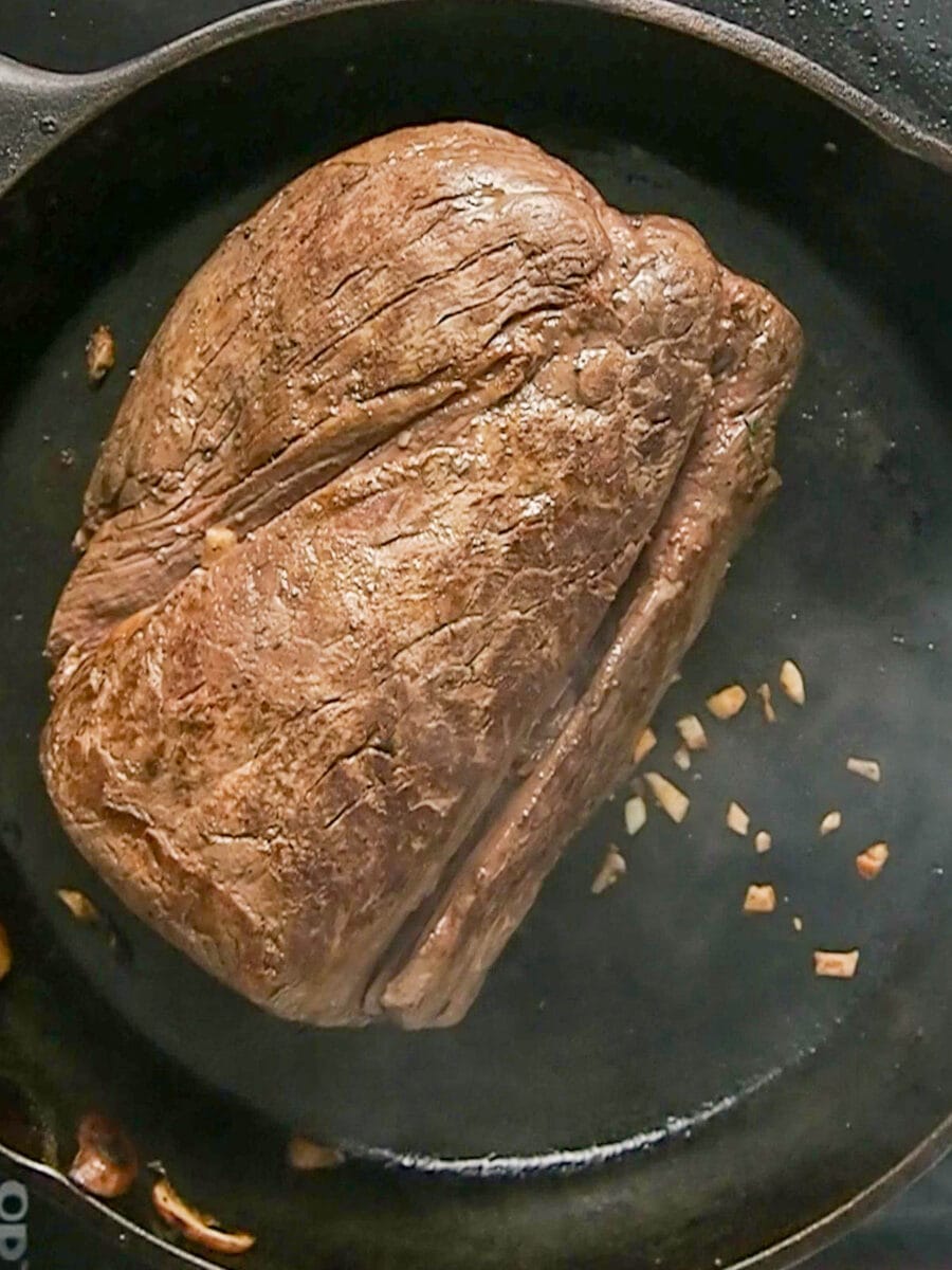 second sear on the skillet