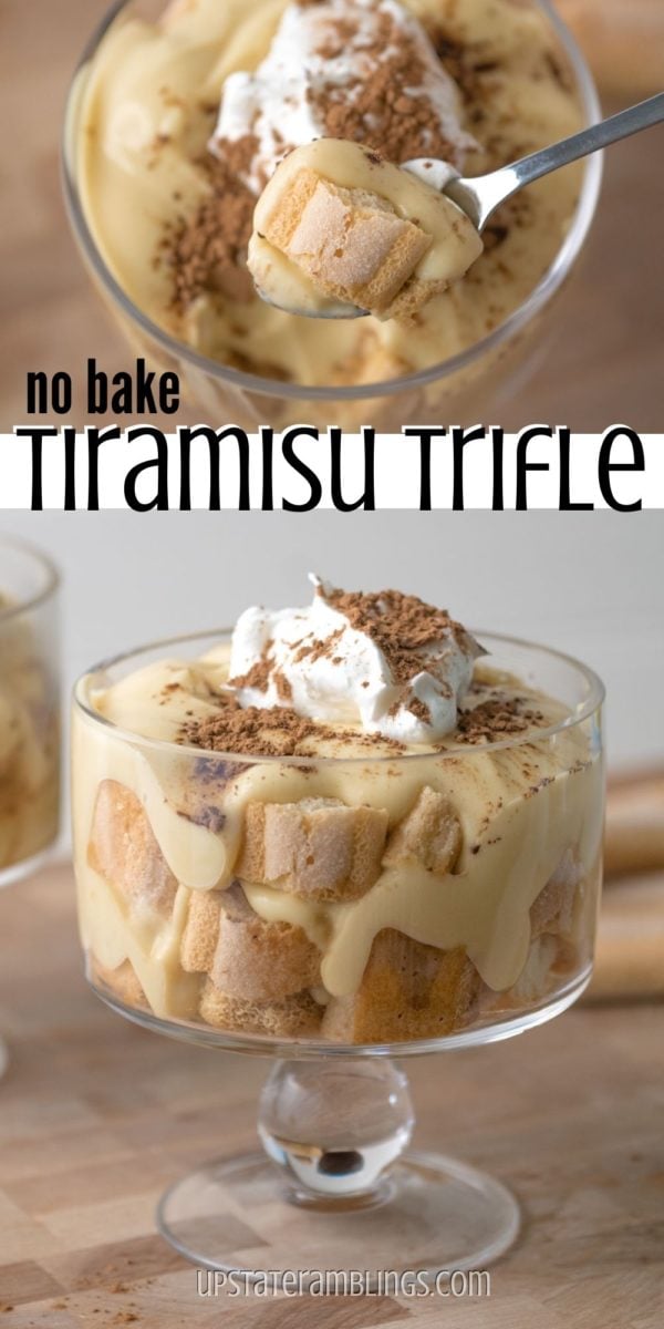 pinterest collage tiramisu trifle