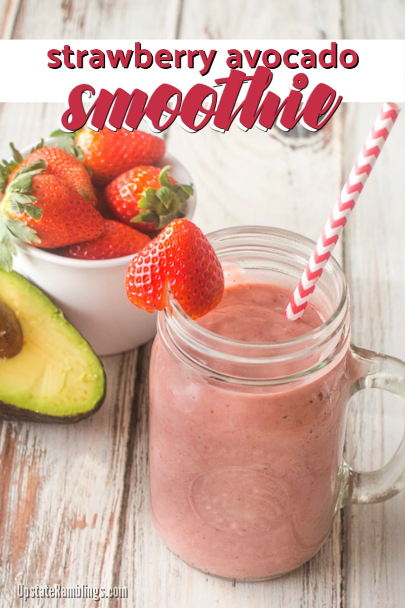 avocado strawberry smoothie a dairy free low carb smoothie