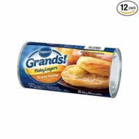 Pillsbury Grands Unbaked Biscuits, HoneyButter, Flaky Layers, 16.3 Ounce -- 12 per case.