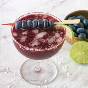 blueberry margarita from the top