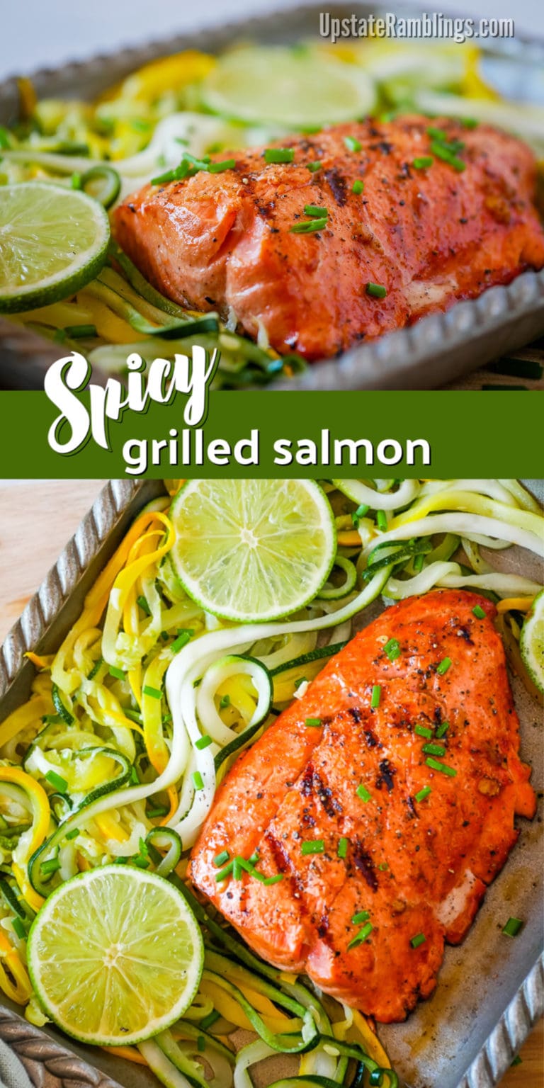 Spicy Grilled Salmon - Upstate Ramblings