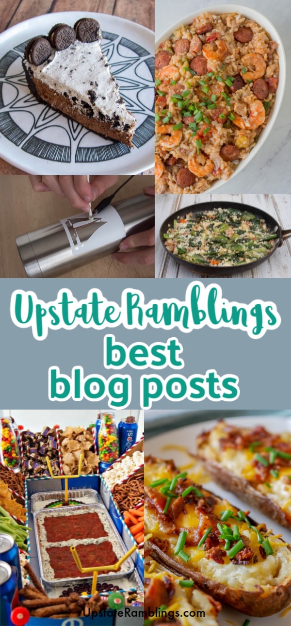 Best recipes and crafts from 10 years of blogging at Upstate Ramblings! The time has flown by. Check out some of my best recipes and crafts and explore some of my content. #upstateramblings
