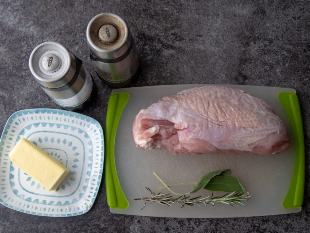 ingredients for sous vide turkey breast