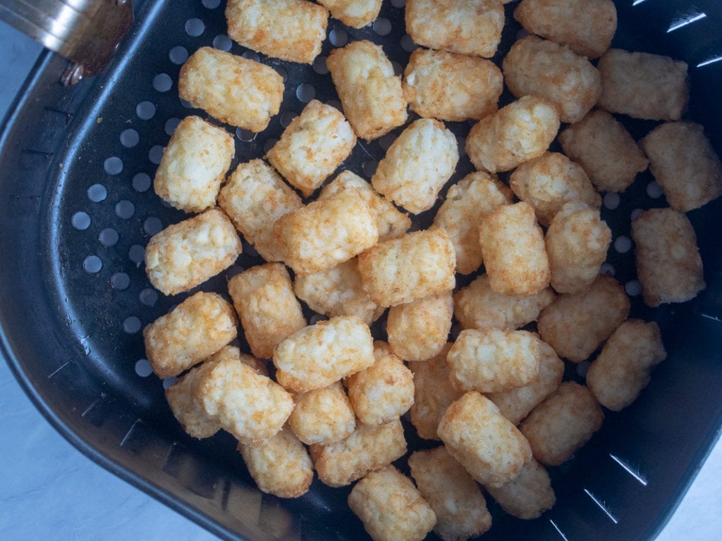 making tater tots in the air fryer