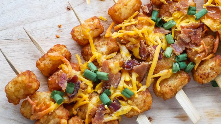 Easy Loaded Tater Tots - The Missing Lokness